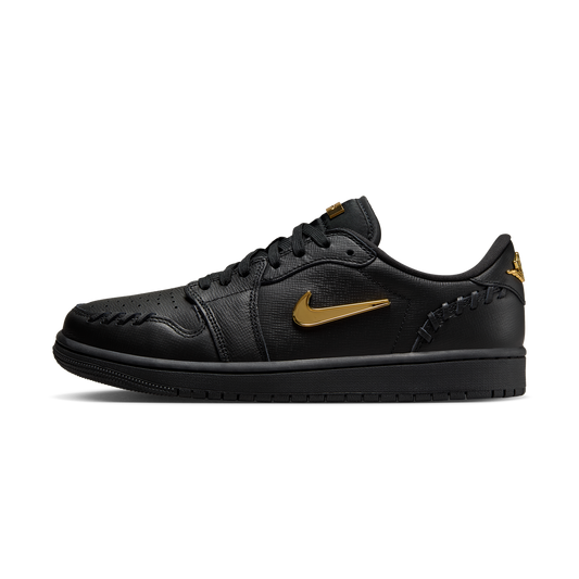 Jordan 1 Low Method of Make Black Metallic Gold (Women's)