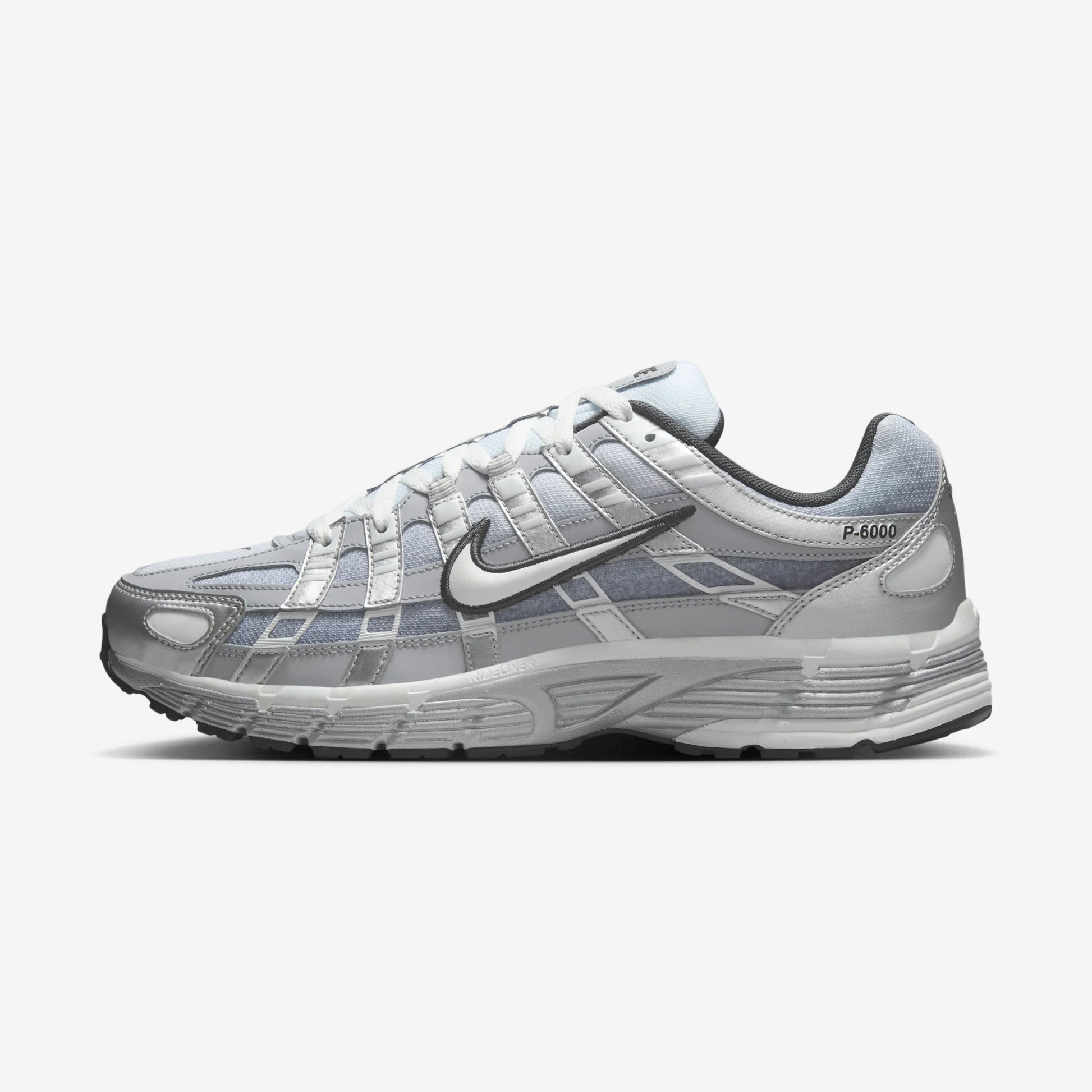 Nike P-6000 Metallic Silver Summit White-Wolf Grey