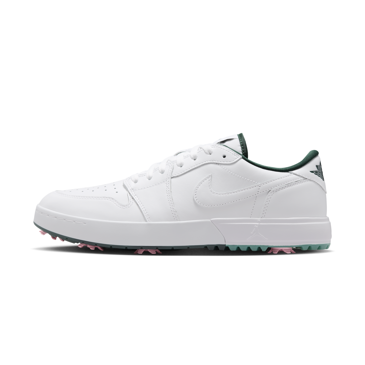Jordan 1 Low Golf Spiked White Fir Elemental Pink