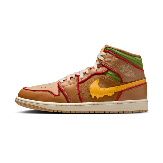Jordan 1 Mid SE Cheeseburger