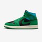 Jordan 1 Mid Lucky Green Aquatone (Women's)