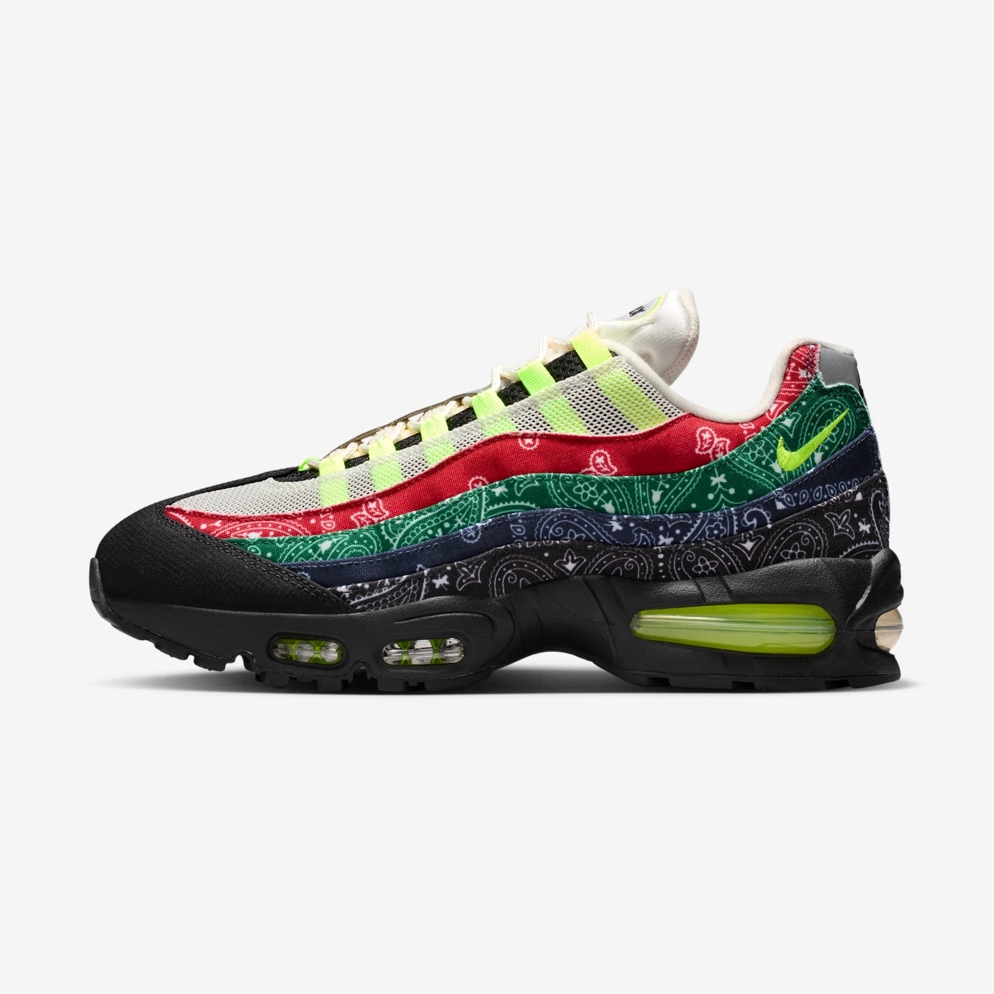 Nike Air Max 95 OG Big Bubble Neon Paisley Bandana