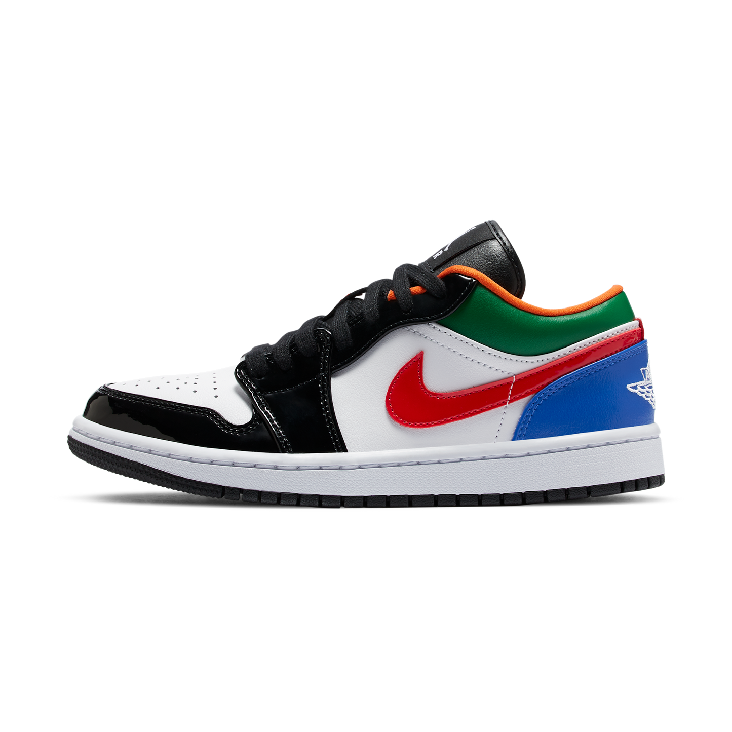Jordan 1 Low Multi-Color Black Toe (Women's)