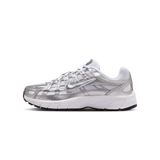 Nike P-6000 White Metallic Silver (GS)