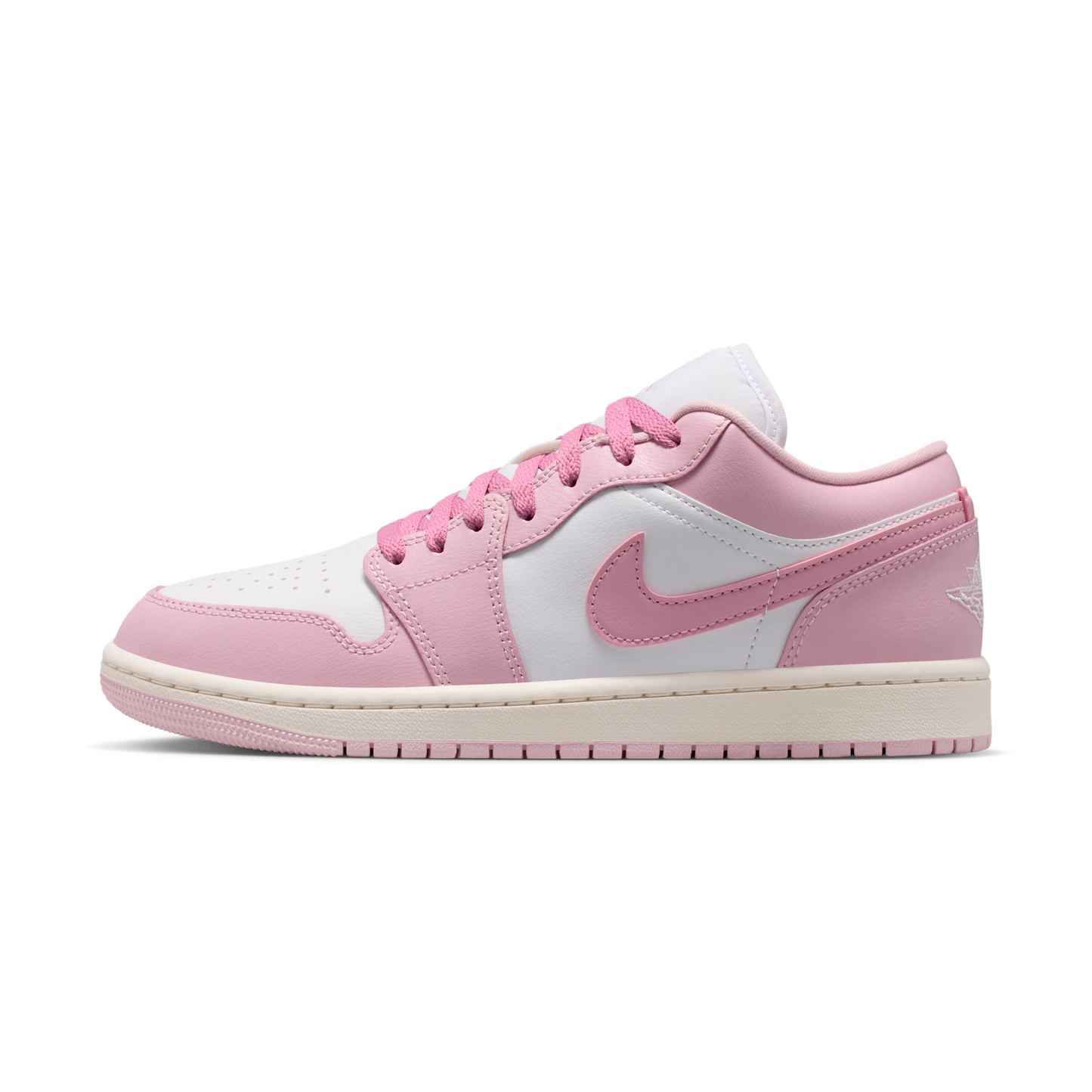 Jordan 1 Low Iced Carmine White (Women's)