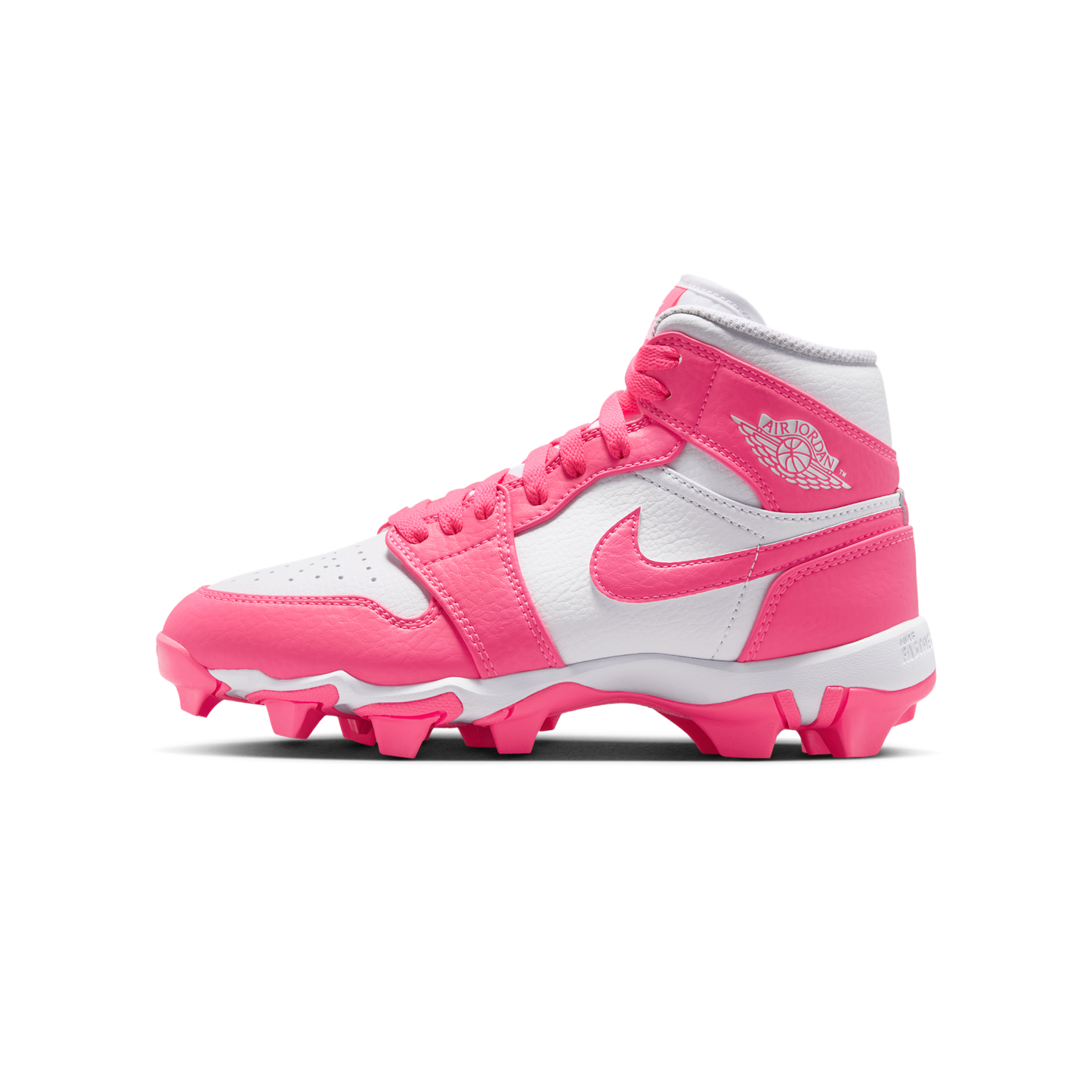 Jordan 1 Mid Cleat White Digital Pink (GS)