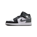 Jordan 1 Mid Black White Iron Grey