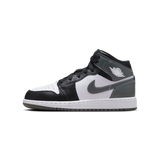 Jordan 1 Mid Black White Iron Grey