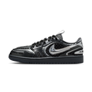 Jordan 1 Low Method of Make V3 Black Metallic Silver (Women's)
