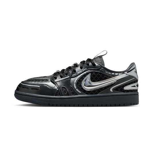 Jordan 1 Low Method of Make V3 Black Metallic Silver (Women's)