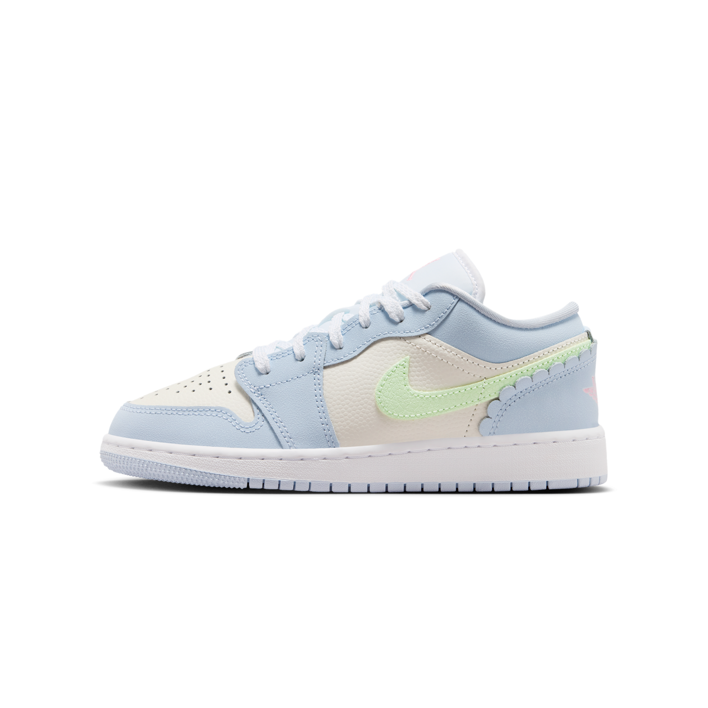 Jordan 1 Low SE Half Blue Sail Vapor Green (GS)