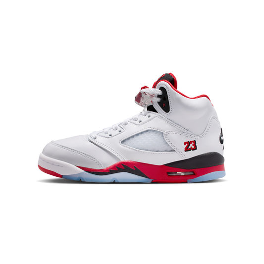 Jordan 5 Retro Fire Red Black Tongue (2025)