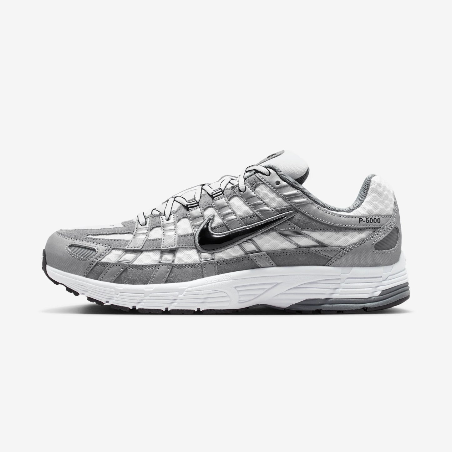Nike P-6000 White Metallic Cool Grey Black