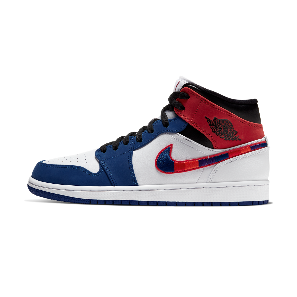 Jordan 1 Mid Multi-Color Swoosh