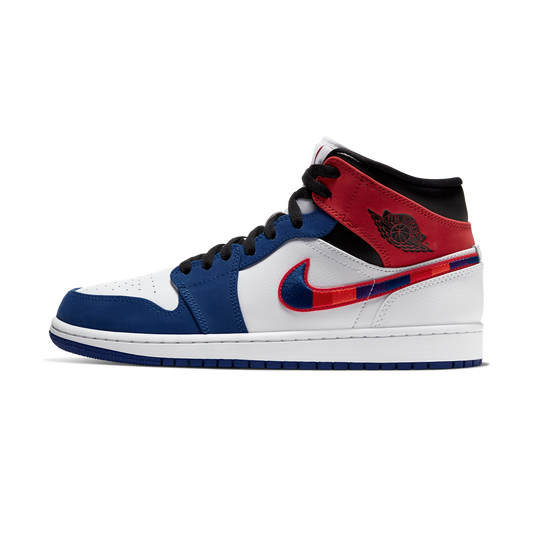 Jordan 1 Mid Multi-Color Swoosh