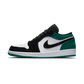 Jordan 1 Low White Black Mystic Green