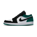 Jordan 1 Low White Black Mystic Green