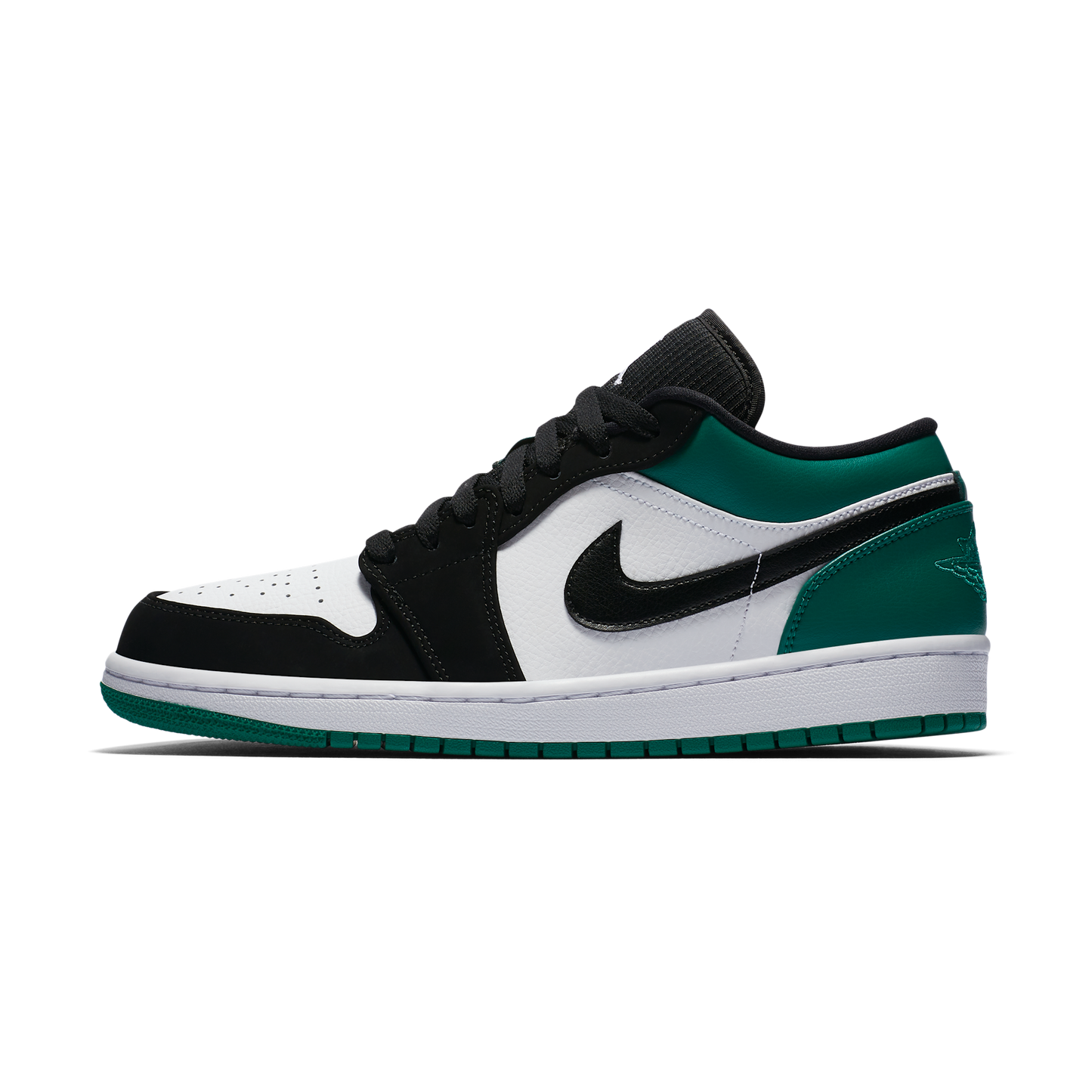 Jordan 1 Low White Black Mystic Green