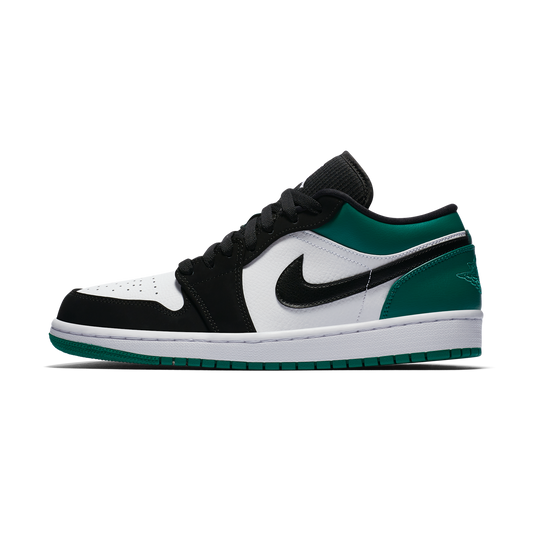 Jordan 1 Low White Black Mystic Green