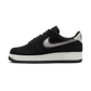 Nike Air Force 1 Low '07 LV8 Black Sail Embroidered Swoosh