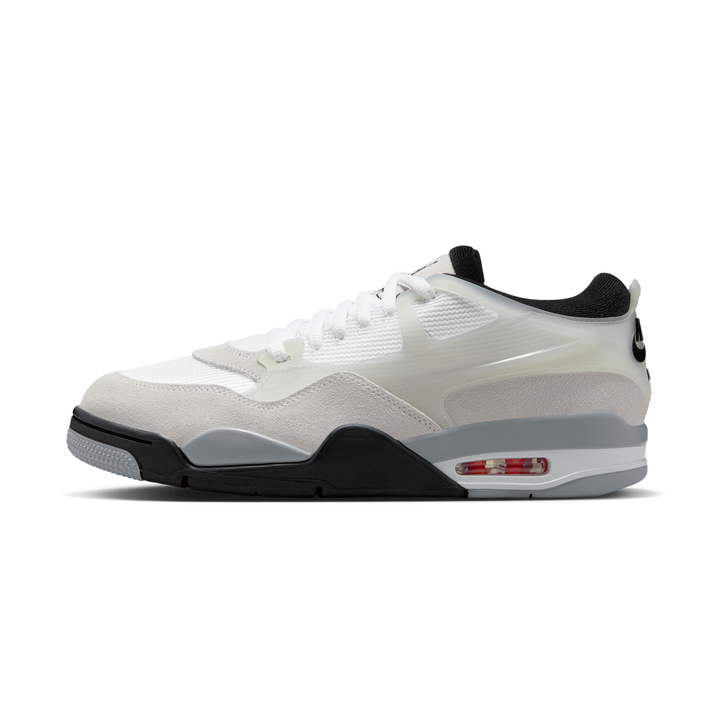 Jordan 4 RM White Light Smoke Grey Black