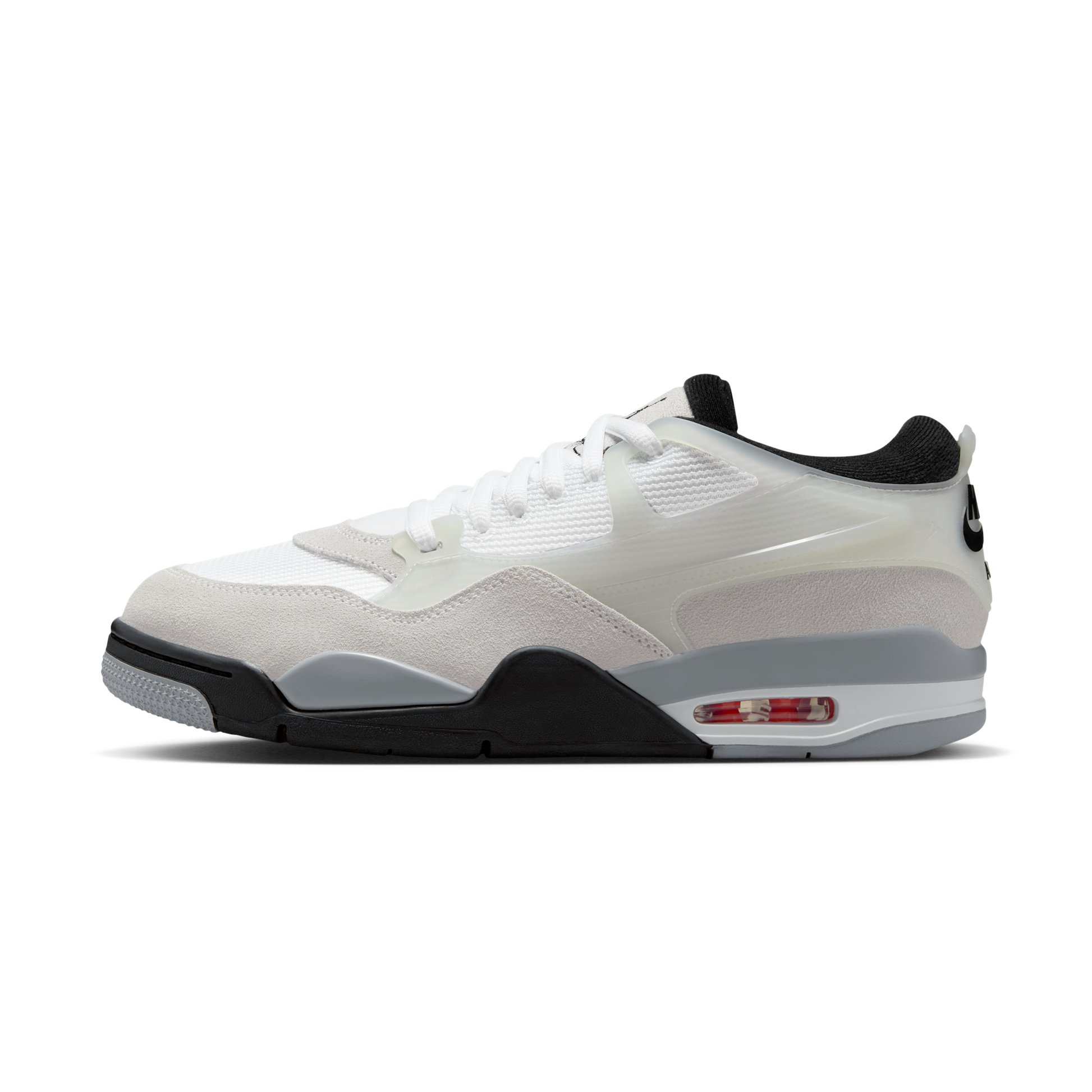 Jordan 4 RM White Light Smoke Grey Black
