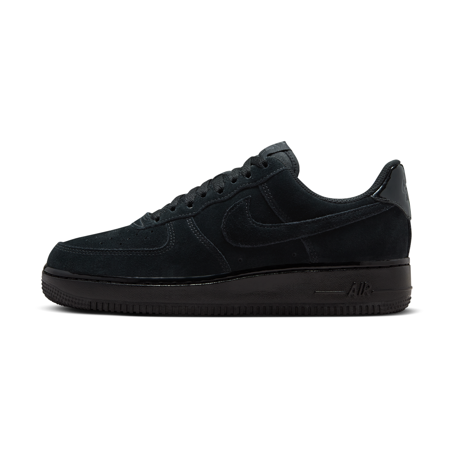 Nike Air Force 1 Low '07 Triple Black Suede (Women's)