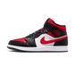 Jordan 1 Mid White Black Red (2022)