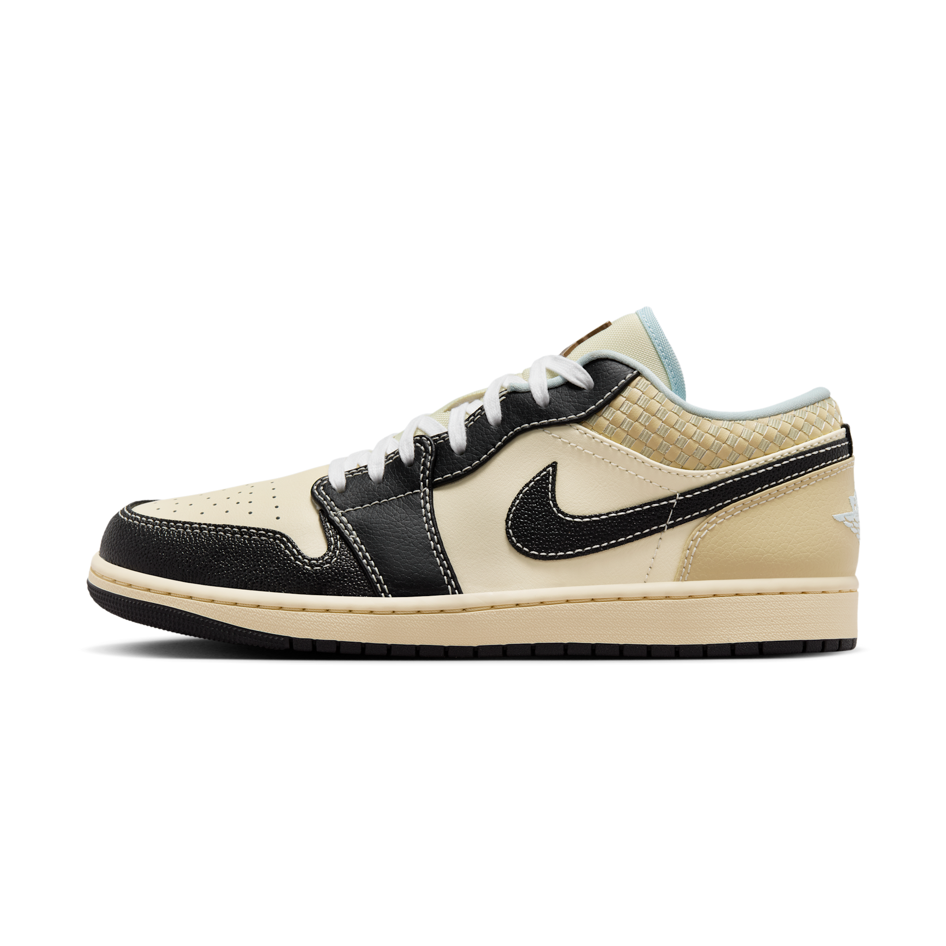 Jordan 1 Low SE Coconut Milk Black Muslin