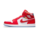 Jordan 1 Mid Barcelona Sweater Red Patent