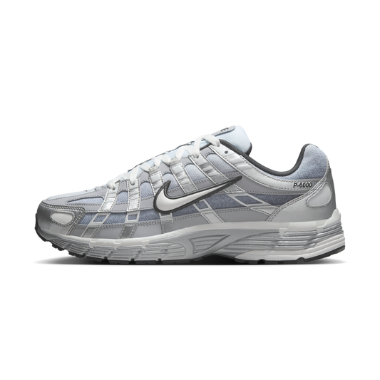 Nike P-6000 Metallic Silver Summit White-Wolf Grey