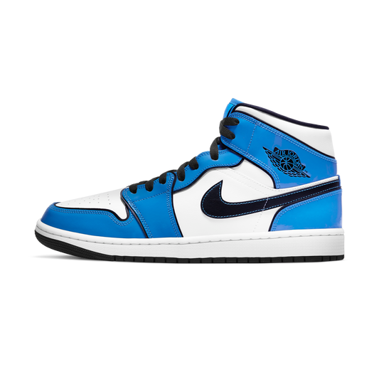 Jordan 1 Mid Signal Blue