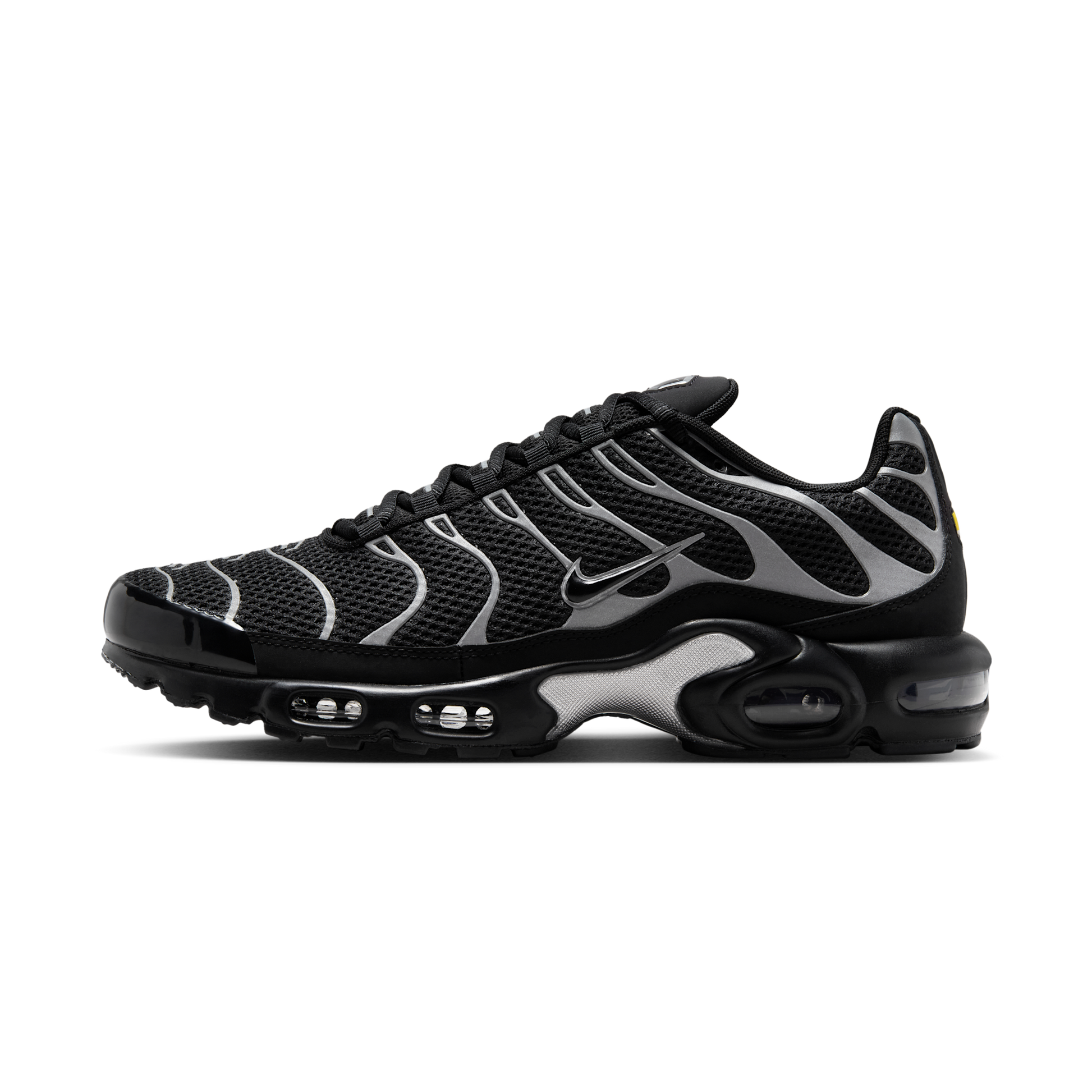 Nike Air Max Plus Premium Black Reflective Silver