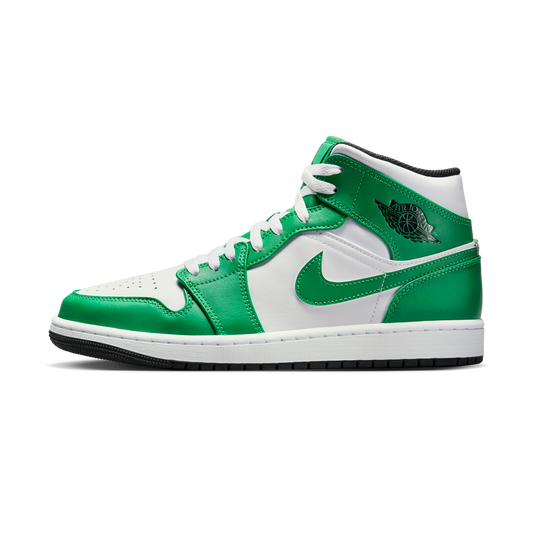Jordan 1 Mid Lucky Green