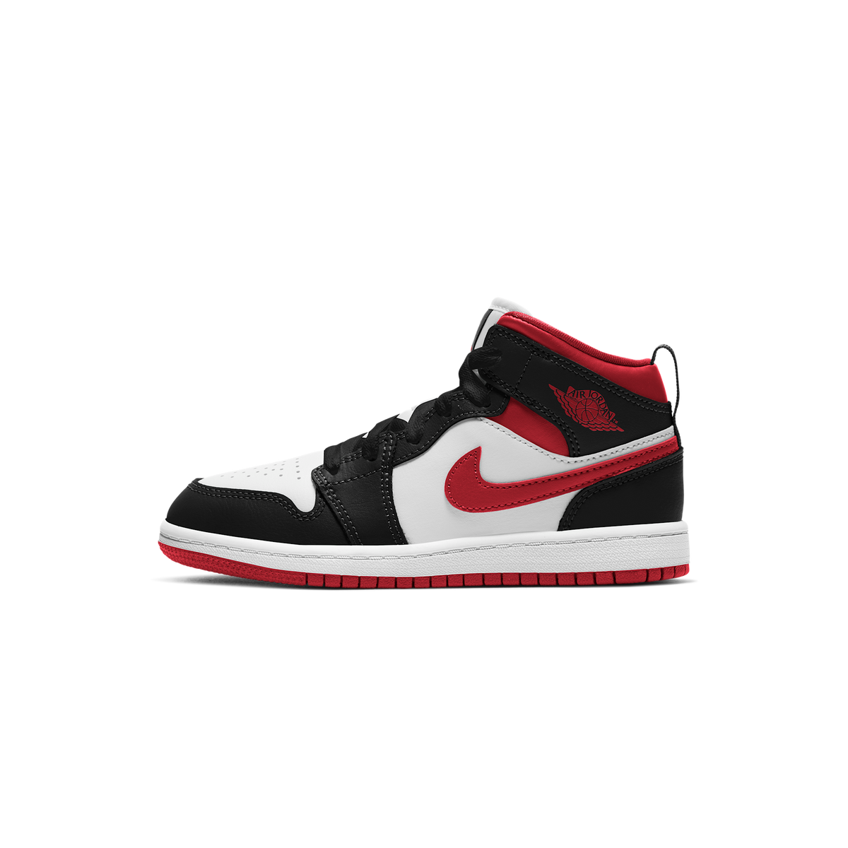Jordan 1 Mid Gym Red Black White (PS)