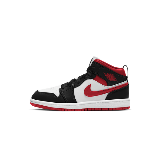 Jordan 1 Mid Gym Red Black White (PS)