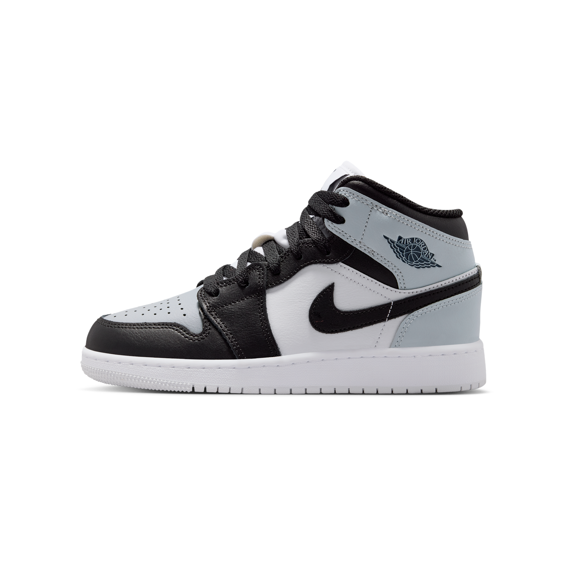 Jordan 1 Mid Black Aura Squadron Blue