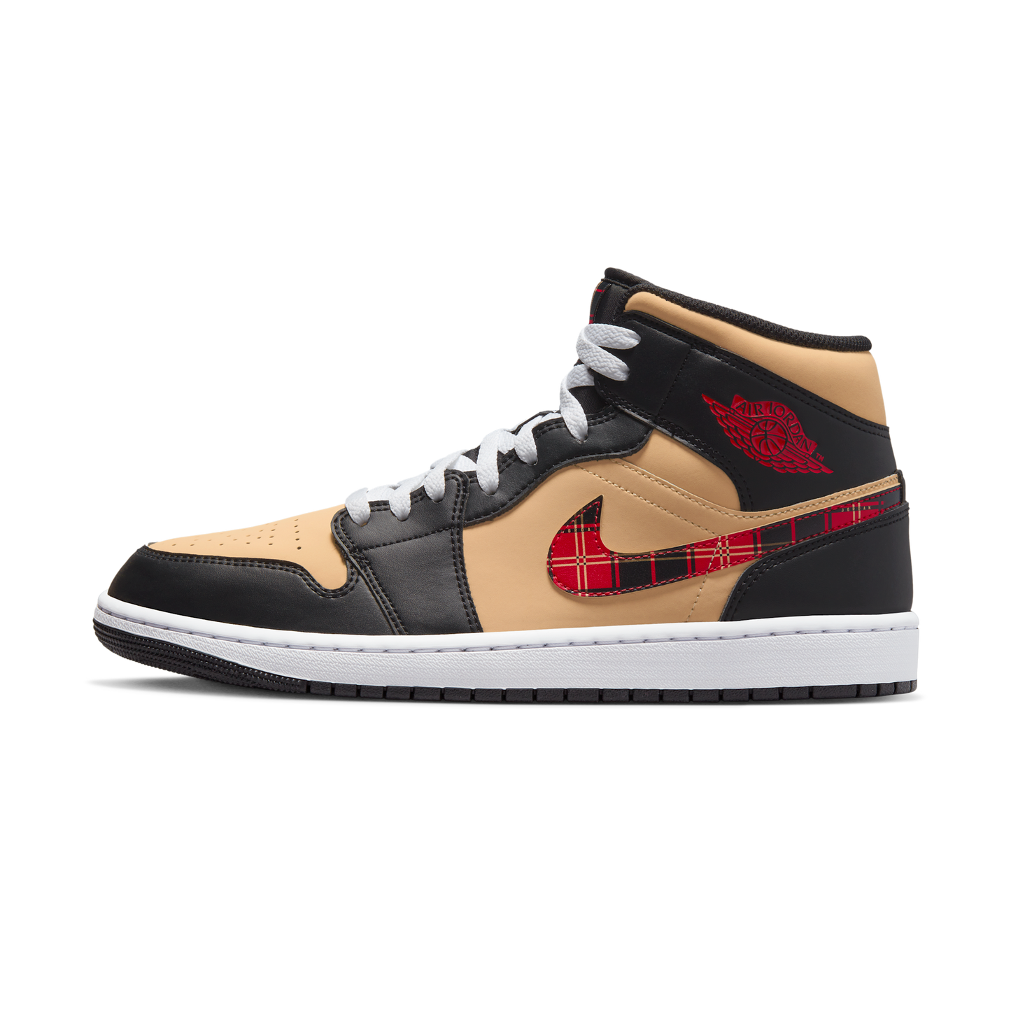 Air Jordan 1 Mid Tartan Swoosh