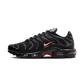Nike Air Max Plus Black University Red Metallic Silver