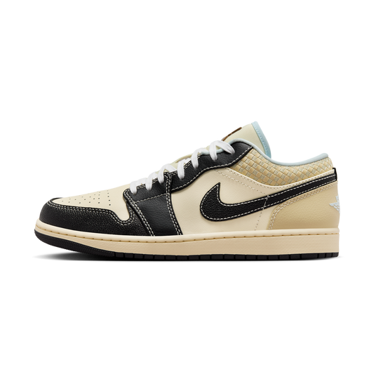 Jordan 1 Low SE Coconut Milk Black Muslin