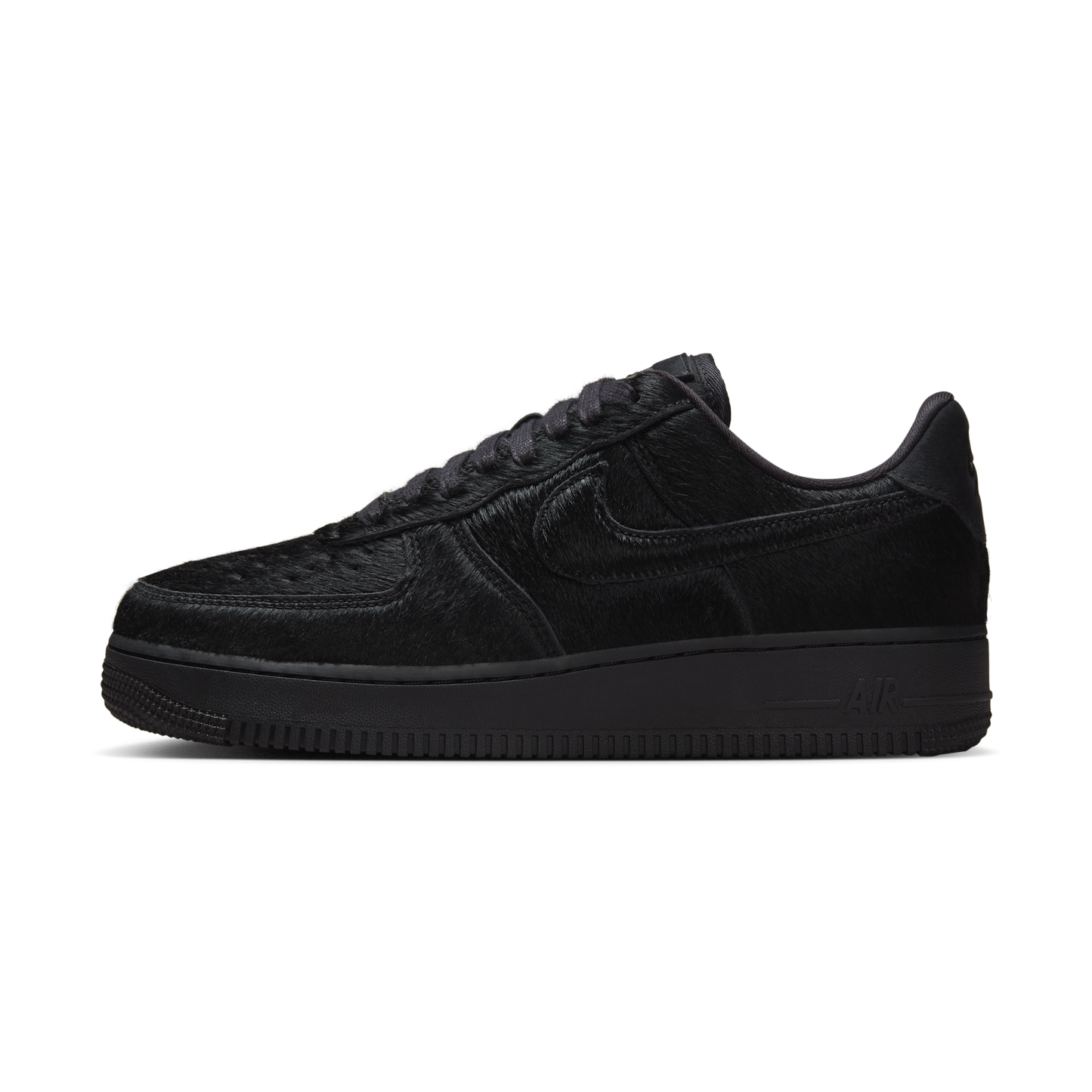 Nike Air Force 1 Low '07 Triple Black Pony Hair (Women's)