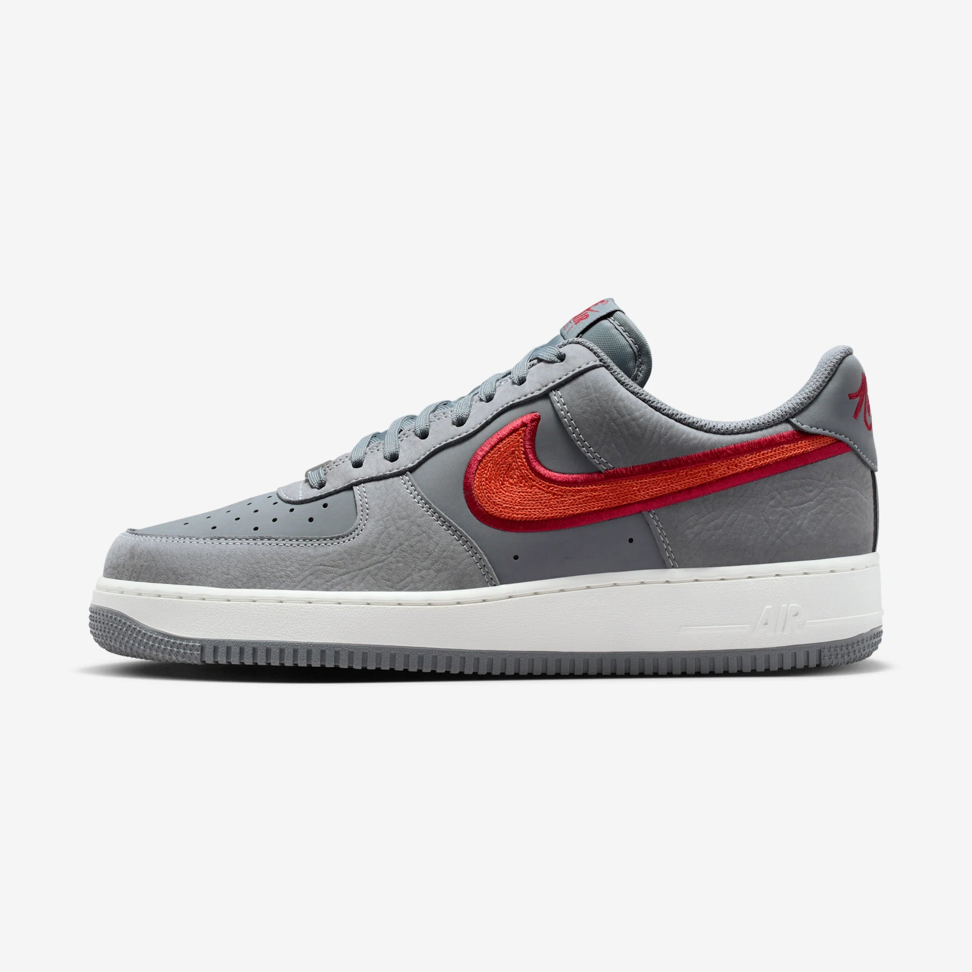 Nike Air Force 1 Low '07 LV8 Cool Grey Crimson Rust