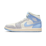 Jordan 1 Mid Psychic Blue Sail Coconut Milk (Women's)