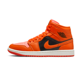 Jordan 1 Mid SE Rush Orange Crimson Bliss (Women's)