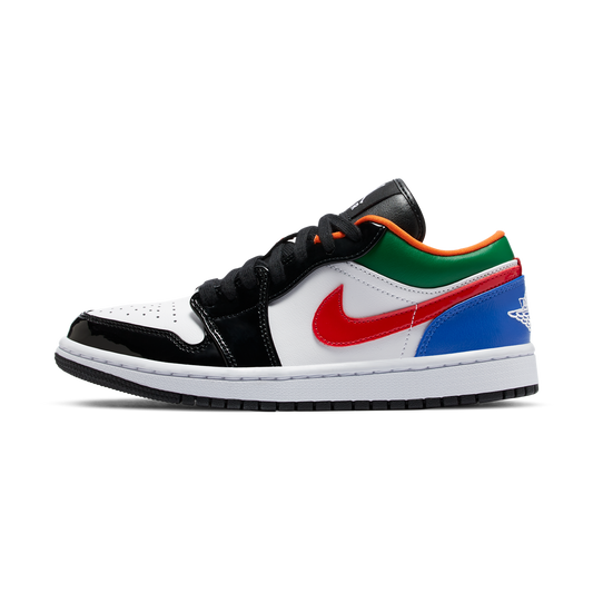 Jordan 1 Low Multi-Color Black Toe (Women's)