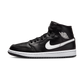 Jordan 1 Mid Black White (Women's)