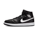 Jordan 1 Mid Black White (Women's)