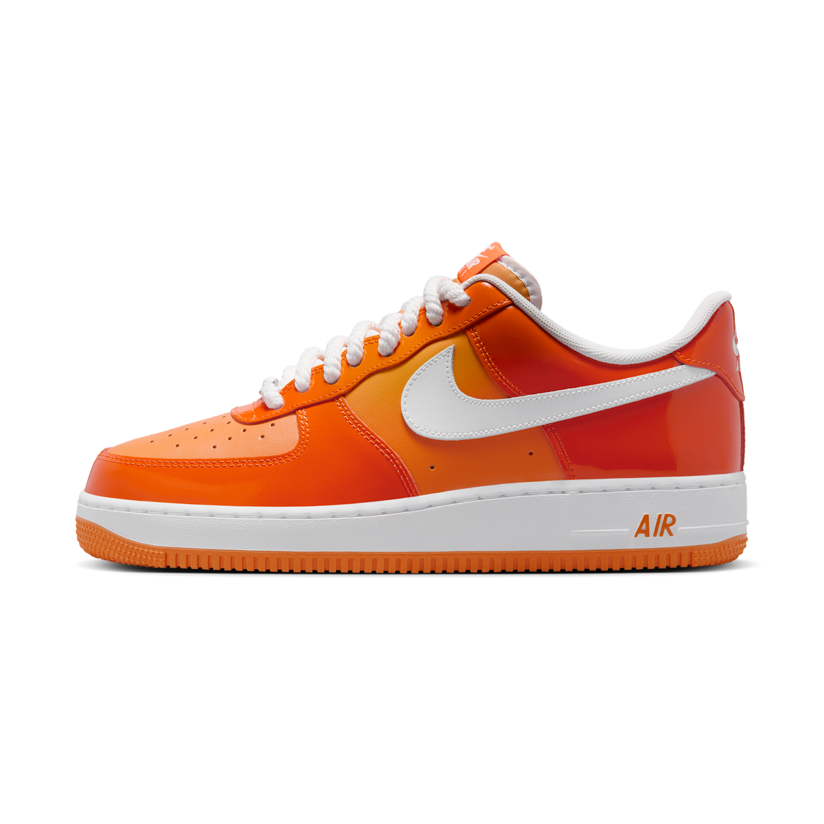 Nike Air Force 1 Low '07 Orange White Patent