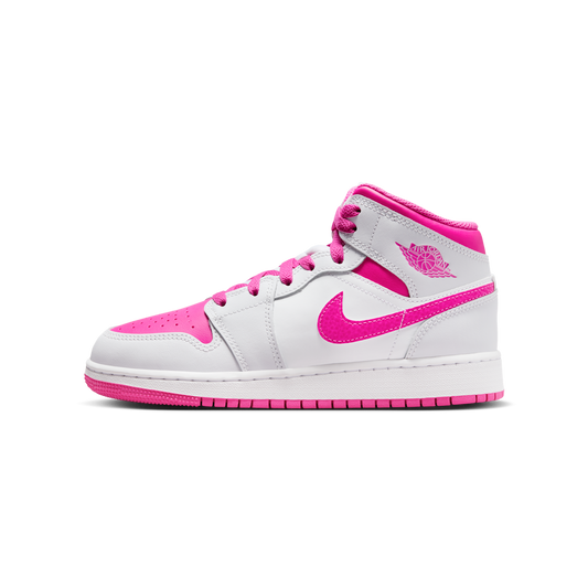 Jordan 1 Mid Fire Pink (GS)