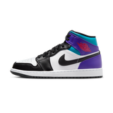 Jordan 1 Mid Court Purple Tropical Twist
